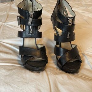 Michael Kors Black Cage Sandles